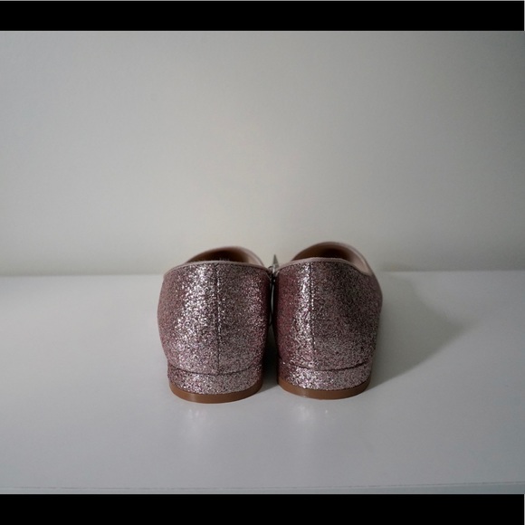 NWT Glittered Pointed Toe Flats - Size 8 - Picture 2 of 3